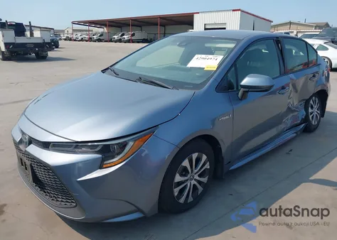 2021 Toyota Corolla Hybrid Le из США, поврежденный, VIN JTDEAMDE8MJ010467